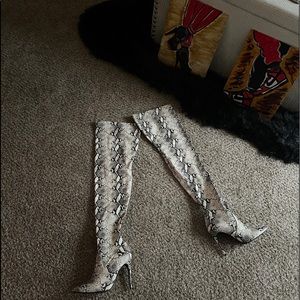 Steve Madden thigh high boots